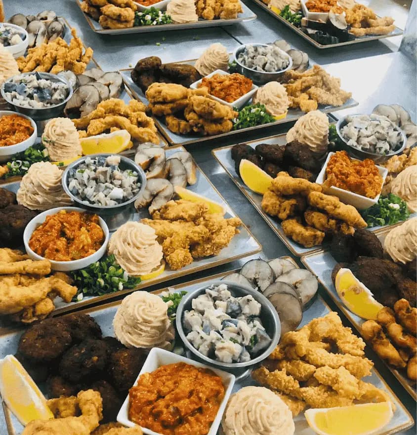 aperitive peste casa pescarilor lunca